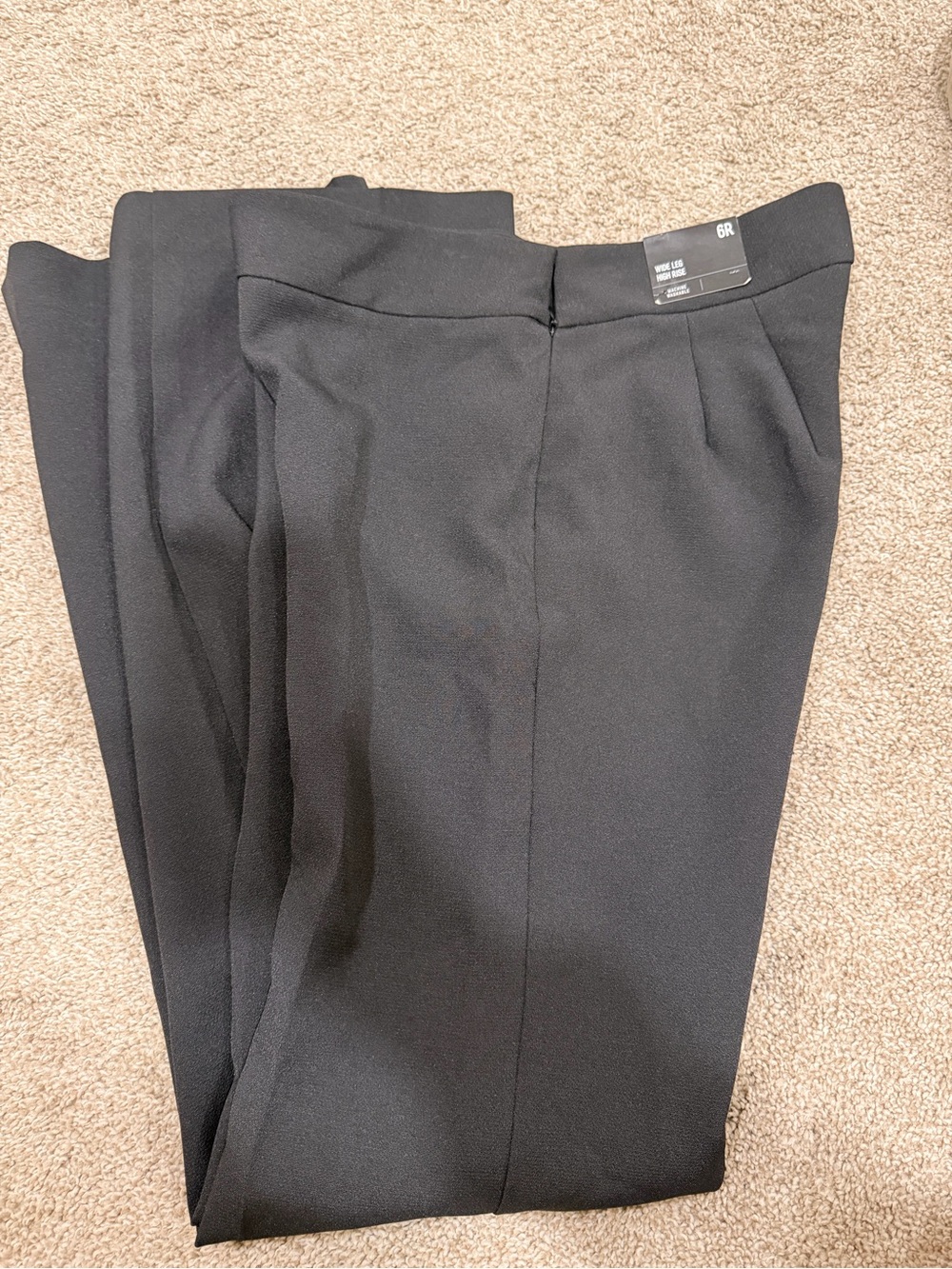 NWT Express Black Dress Trousers - Wide Leg - Picture 2 of 4